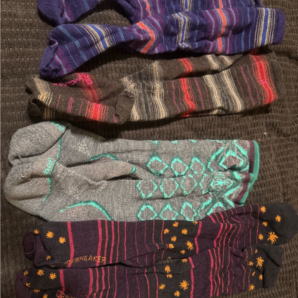 Icebreaker and Smartwool Tall socks